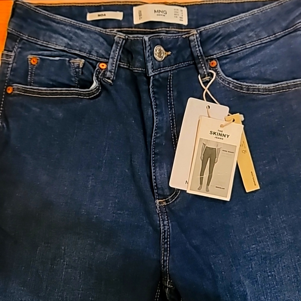 Mango,  high waist, skinny jean, regular, size 6